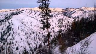 Snowmobile View Above Entiat Valley