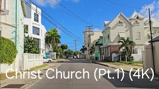 Driving in Barbados - Exploring The Parish of Christ Church (Part.1) (4K)