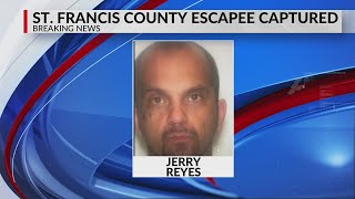 1 captured after escape from St. Francis County jail, 1 still on the run