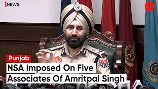 NSA Imposed On Five Associates Of Amritpal Singh, Police Suspect ISI Angle: IG Sukchain Singh Gill
