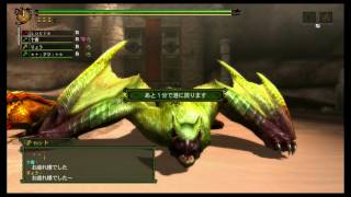 【MH3G HD】効率:四色影陣 アークアンセム4PT 1:54