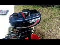 hangkai 3.5 hp outboard boat motor test