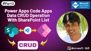 Power Apps Code Apps Deep Dive: Build Full Data CRUD with SharePoint List (Step-by-Step Tutorial)