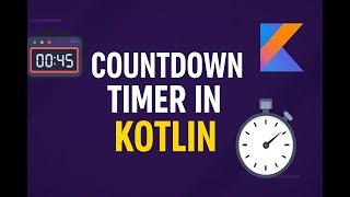 45. Build a Countdown Timer in Kotlin | Android Studio Tutorial (Math Game App Part 4)