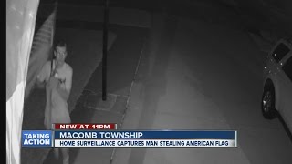 American flag stolen in Macomb Township