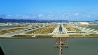 PilotsEYE tv A380 Landung KSFO San Francisco mit UNTERTITEL ohne Kommentar