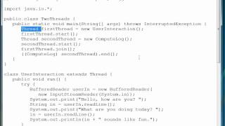 Advanced Java Programming Tutorial | Creating Two Threads - The Main Thread