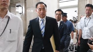 自身の疑惑、口つぐんだまま　籠池氏、大阪府議会で証言