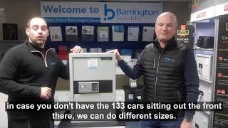 Barrington Security showing off a Burton KS133E Key Cabinet