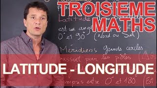 Latitude et longitude - Maths - 3e - Les Bons Profs