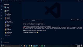 android project not found | are you sure this is a react native project? [SOLVED] Hindi React Native
