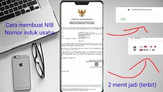 cara daftar nib di oss lewat hp |daftar online nib | terbit 2 menit