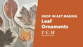 DIY Pressed Leaf Ornaments - How to