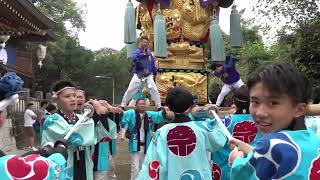 山本辻秋祭り 2023     中辻太鼓台    マルナカ夜太鼓 令和5年