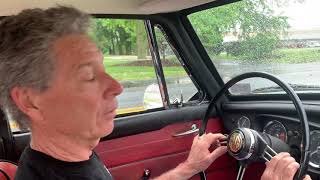 67 MGB GT driving video