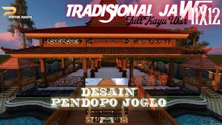 Desain Pendopo Joglo Tradisional Jawa