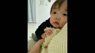 【節分】鬼(パパ)を見てギャン泣きする1歳児