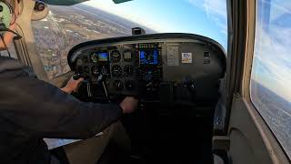 Joseph Turco's first airplane solo at Sporty's Academy