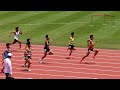 112年 全國中等學校運動會 高男 100m 預賽