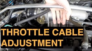 Throttle Cable Adjustment - Project Integra