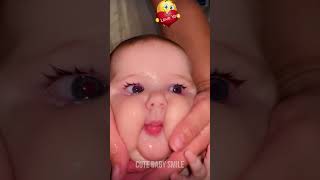 cute baby smile