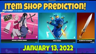 January 13, 2022 Fortnite Item Shop Prediction