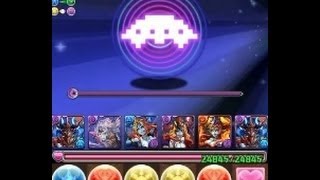 パズドラ【グルーヴコースターコラボ・宇宙】サタンPT　ノーコン！攻略