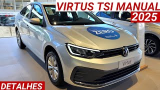 VW Virtus TSI Manual 2025 chega como opção para quem busca espaço, economia e diversão por R$116.990