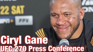 Ciryl Gane: Disappointed He Didn't Do More | UFC 270 Post