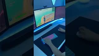 Kid Plays Fortnite With CLIX KEYBOARD