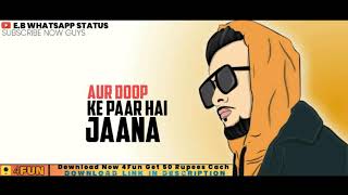 Ikka rap jaan laggeya Sad rap | whatsapp status video lyrics,High class rap |#E.B_whatsapp_status