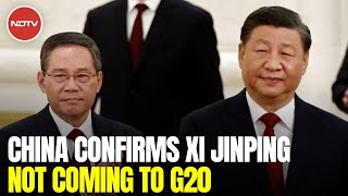 Xi Jinping To Skip Delhi G20 Summit, Beijing Says China Premier To Attend | NDTV 24x7 Live TV