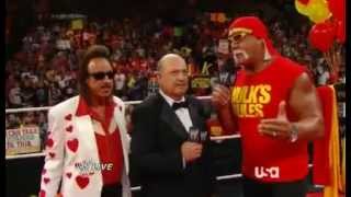 WWE Raw - 8/11/2014 HULK HOGN BIRTHDAY CELEBRATION FULL SEGMENT