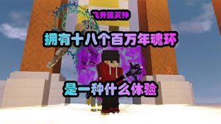 Minecraft：斗罗大陆 拥有十八个百万年魂环是一种什么体验【以炙面包】