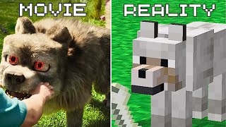 Minecraft Movie: Movie vs Reality!