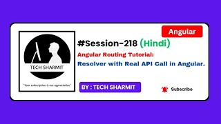 API Data Resolver Example in Angular | Angular tutorial in Hindi (Session-218)