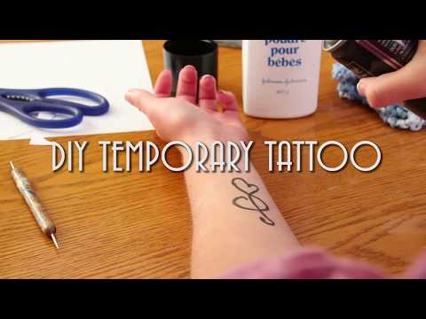 DIY Temporary Tattoo DIY Temporary Tattoo