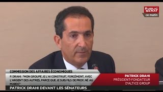 Audition Patrick Drahi - Séance Bilan application des lois - Les matins du Sénat (08/06/2016)