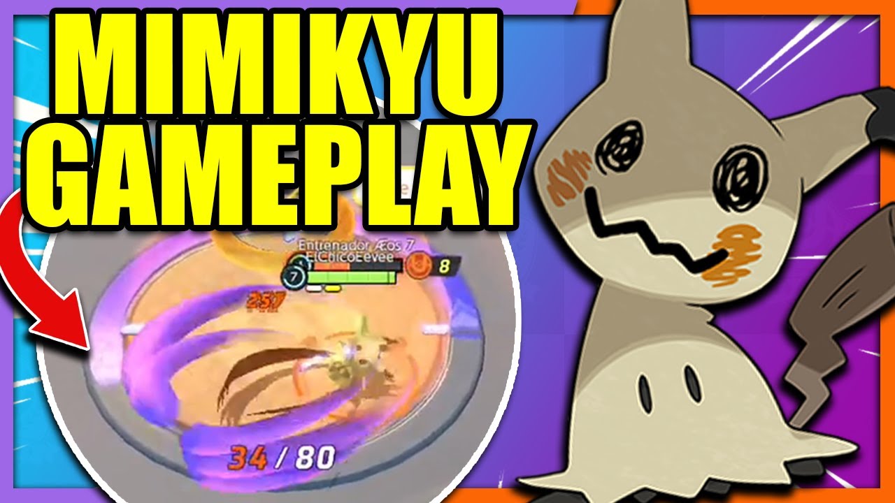 MIMIKYU Looks Insanely BROKEN Full Gameplay Leak | Pokemon Unite - YouTube