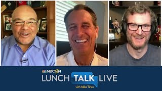 How Cris Collinsworth and Dale Jr. are handling COVID-19 pandemic | Lunch Talk Live | NBC Sports