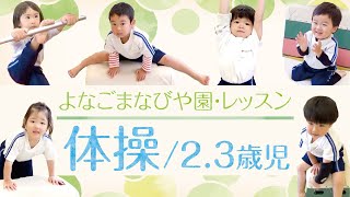 よなごまなびや園-レッスン紹介【体操】2.3歳児