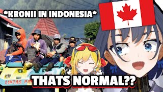 Kronii got culture shock in INDONESIA (with Kaela)