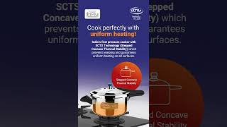 Ultra Duracook Triply cooker is India’s first pressure cooker with SCTS Technology