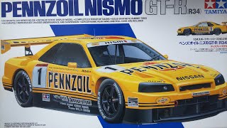 #コムさんプラモデルを作る。PENNZOIL NISMO GT-R #17 細かなパーツ塗装