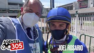 Joel Rosario y Jackie’s Warrior en la Pat Day Mile G2 - Selfie Interview de Agentes 305