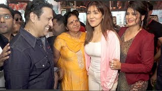 Govinda Ji And His Cute  Doughter Tina Ahuja Together For Opening Fitness Factory Gym