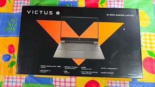 HP Victus 15.6” FHD 144Hz Gaming Laptop Unboxing (Intel Core i5 / RTX 4050 6GB-16GB DDR4/ 512GB SSD)