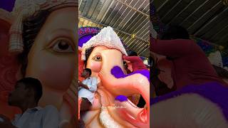 Ganesh Painting At Dhoolpet 🤩 30 Feets Ganesh 😱 #trendingshorts #ganapathi #ganesh #ganesha