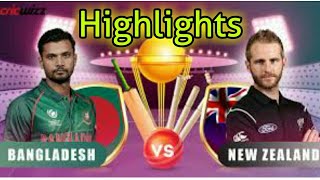 Bangladesh vs New Zealand | ICC Cricket World Cup 2019 - Match Highlights