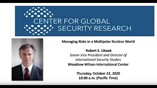 CGSR Seminar Series | Managing Risks in a Multipolar Nuclear World